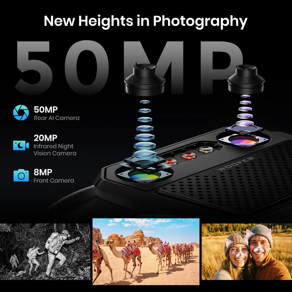 FOSSIBOT F106 Plus feature graphic: New Heights in Photography
