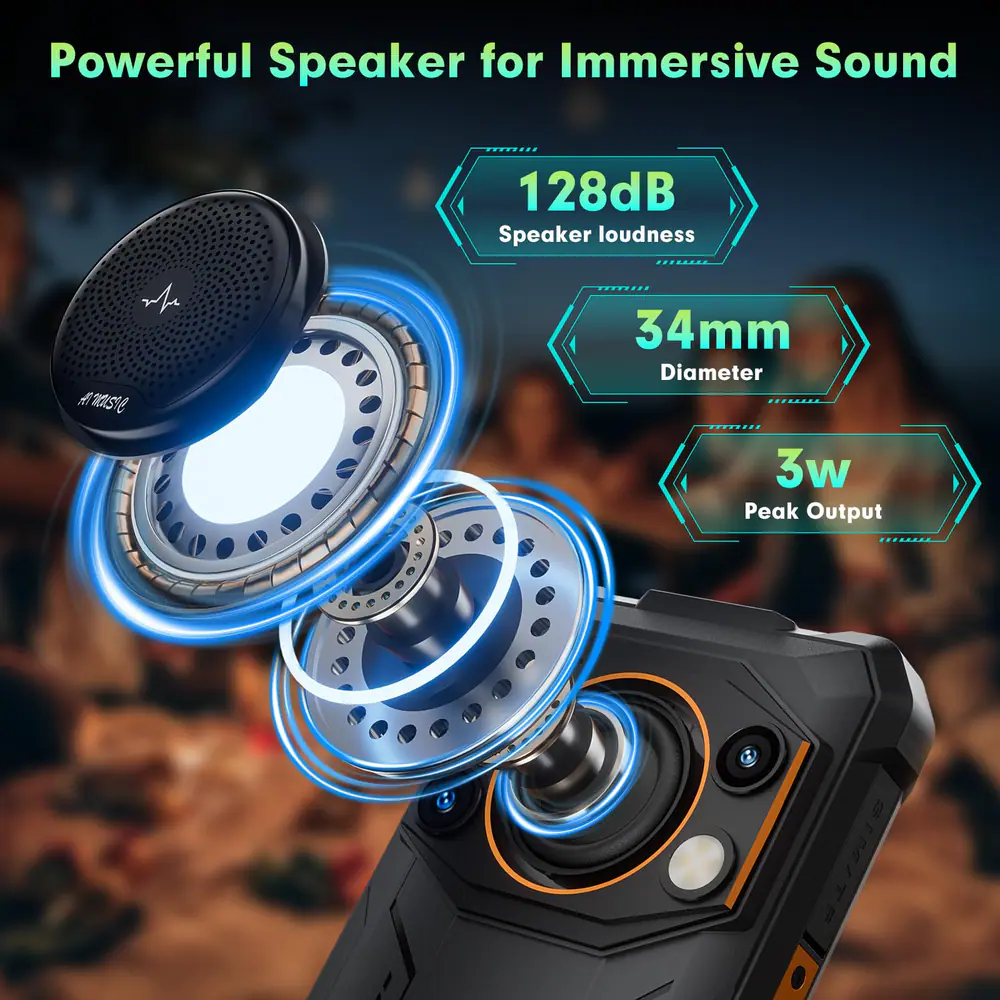 FOSSIBOT F110L feature graphic: Powerful Speaker for Immersive Sound