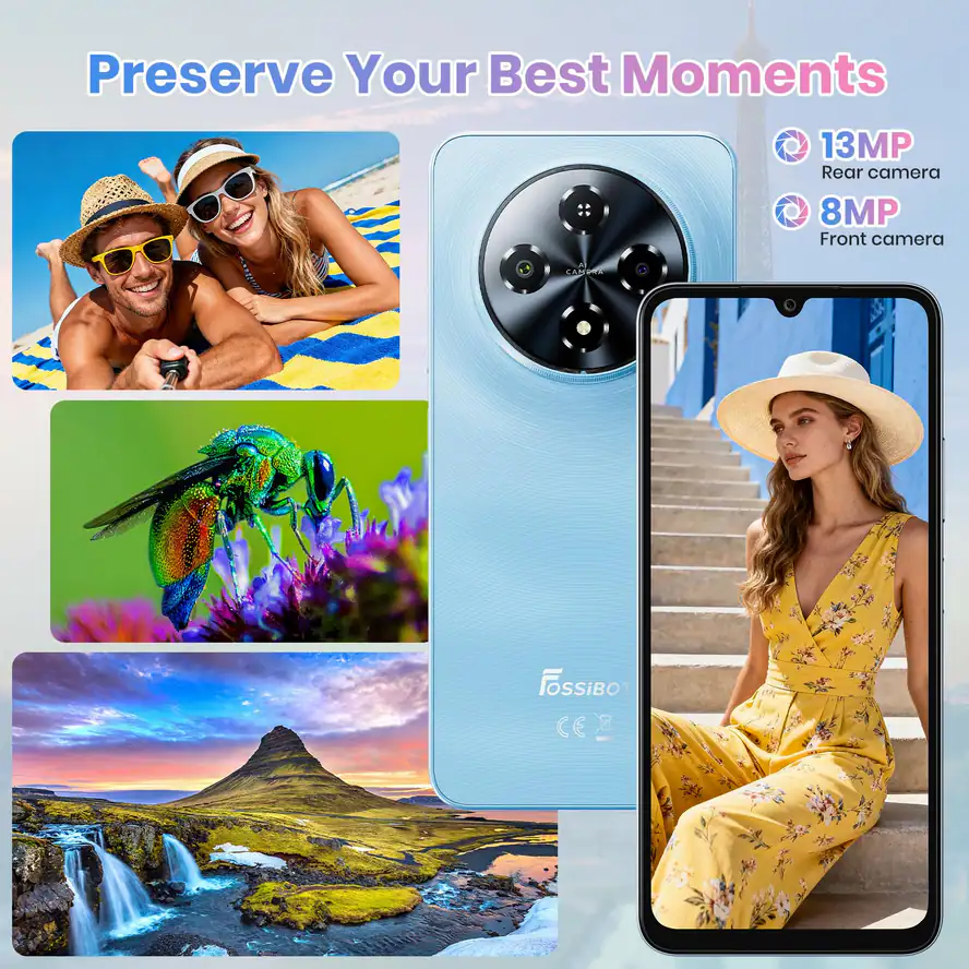 FOSSIBOT S5 feature graphic: Rear camera