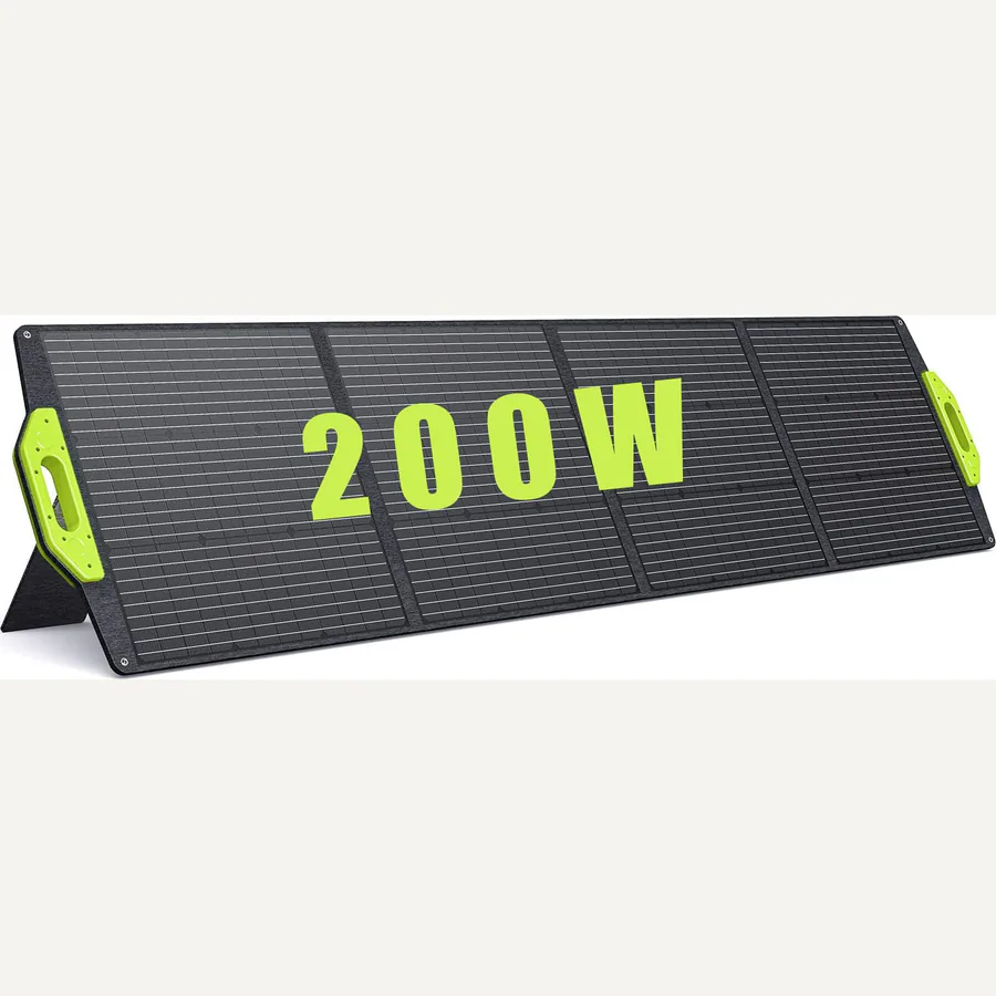 FOSSIBOT SP200 Foldable Solar Panel configuration